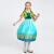 Princess Anna frozen dress girl's ball gown aisha dress birthday dress Halloween costumes
