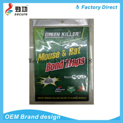 GREEN KILLER MOUSE&RAT BAND TRAPS adhesion of rodent board