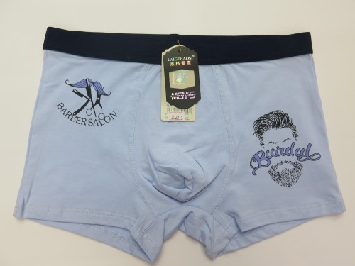 Men‘s Underwear Cotton Modal Cotton Head Print Cold Color Boxers Wholesale 