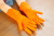 Washing dishes, washing clothes, housework rubber latex gloves