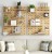 Solid Wood Wire-Wrap Board Wall Storage Rack Household Nordic Wall Hole Partition Kitchen Storage Rack Tool Wall Shelf