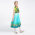 Princess Anna frozen dress girl's ball gown aisha dress birthday dress Halloween costumes