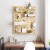 Solid Wood Wire-Wrap Board Wall Storage Rack Household Nordic Wall Hole Partition Kitchen Storage Rack Tool Wall Shelf