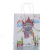 Manufacturers customized small fresh gift bag color printing white kraft paper printed handbag gift bag wholesale