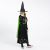 Halloween children's dress evil witch plays costume with hat