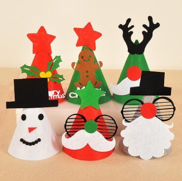 DIY Santa Hats Santa Hats Kindergartners and adults Christmas Gift Trinkets