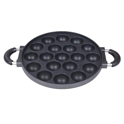 Induction cooker special uncoated cast iron skillet balls pan cake mold balls pan