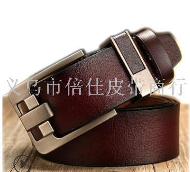 Hot style genuine automatic buckle belt leather cowhide belt for men