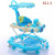 Baby bird king baby walker multi-functional baby walker anti-side fall folding band music manufacturer