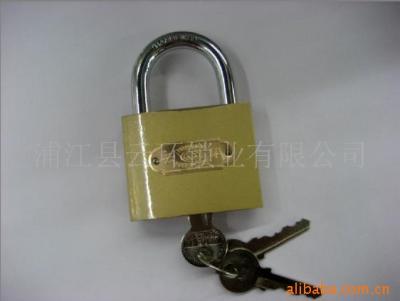 [Factory Direct Sales, Low Price Supply] Supply One-Word Imitation Copper Iron Padlock