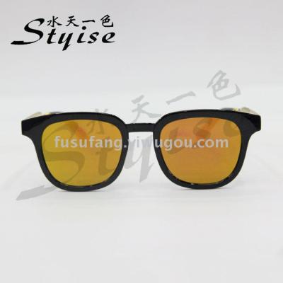 Fashionable box joker gold mercury piece sunglasses trend sunshade sunglasses 917c