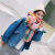 Korean Winter Rainbow Double-Sided Scarf Female Student Cashmere Tassel Dual-Use Thickened All-Matching Warm Scarf Wholesale