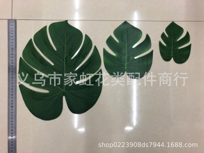 The turtle back leaf emulation leaf table cushion cup cushion table hotel large and small series of silk printed single