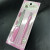 Plastic handle with double-sided stainless steel nail file + removable leather fork set beauty tool portable