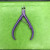 Stainless steel cutters are easy to cut nail furrows shear nail manicure tools nail dead shears