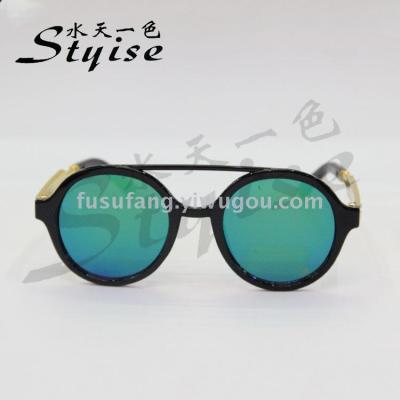 Fashionable joker frame blue mercury piece sunglasses shade the sun drive sunglasses 936c
