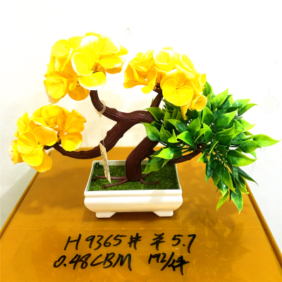 Artificial plant potted indoor simulation green plant potted small bonsai decoration decoration