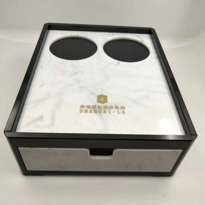 Hotel acrylic storage box tissue box consumables box tray