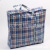 Spot ordinary plaid woven bag cloth bag environmental bag moving bag cotton quilt bag storage bag 75*70*18