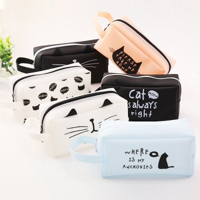 Cat kingdom pen bag cartoon characters students receive bags large capacity creative stationery box wholesale