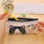 Fresh Korean stationery cute Kitty student stationery bag creative cartoon square pu pencil bag one generation hair