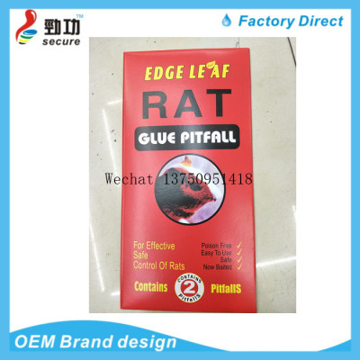 EDGE LEAF RAT glues PITFALL red LEAF green dachau four sticky mouse board