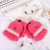 Children's Gloves Winter Dual-Use Flip Warm Gloves Boys and Girls Child Student Open Finger Writing Half Finger Gloves