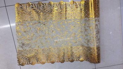 Manufacturer direct sale: hot gold and silver PVC table mat table cloth