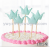 Creative dessert table decoration sponge flash powder flags birthday party cake inserts nserts flags inserts CARDS