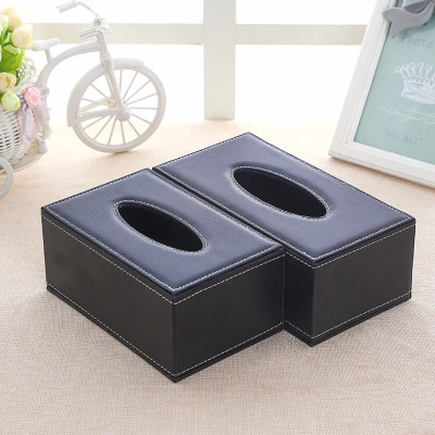 Creative European leather paper towel box