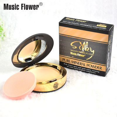 New wholesale of MusicFlower set powder, concealer, whitening, moisturizing, oil control and lasting facial powder
