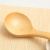 Solid wood without paint natural Wooden spoon creative household soup spoon