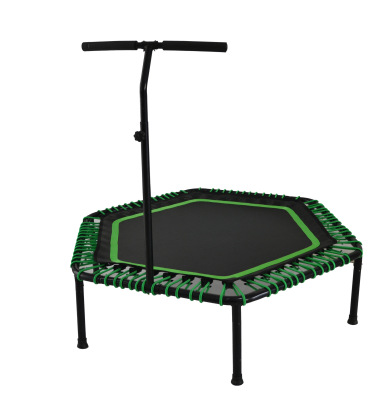 53-inch gym with hexagonal stretch rope trampoline jump bed fitness entertainment jump bed trampoline