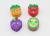 Super rabbit - fruit shape multicolor rubber bar for learning