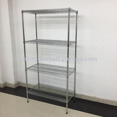 Electroplated shelves steel shelves similar to stainless steel shelves four - tier shelves