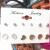 European and American style foreign trade ornaments wining a card combination of earrings simple joker earrings \"women 6 pairs of earrings