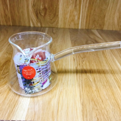 Heat kettle glass side glass pot glass pot flower pot coffee pot Arab Turkish milk pot