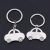 Creative car key chain ring men's old car model bag pendant women's double face custom logo small gifts