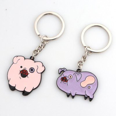 2019 year of pig key chain creative year of pig key ring pendant company annual meeting promotional activities gifts