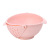 Kitchen three - in - one vegetable basket flip cover wash rice basin and high - wash vegetable dishes wash basket