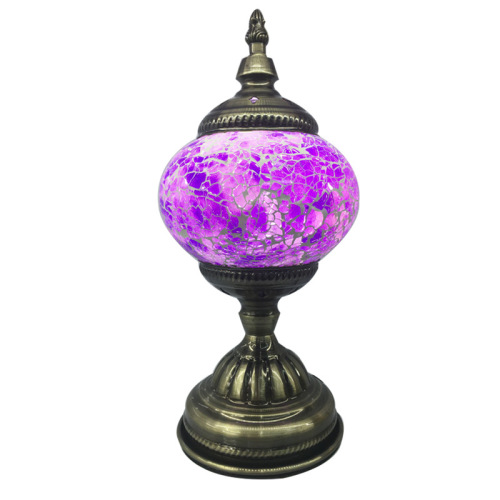 foreign trade exclusive for turkish style mosaic mosaic handmade metal table lamp