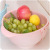 Kitchen three - in - one vegetable basket flip cover wash rice basin and high - wash vegetable dishes wash basket