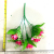 5 head water lily artificial flower