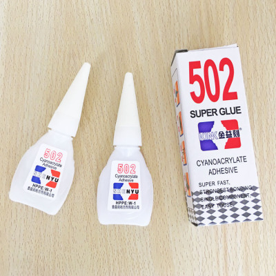 Stationery wholesale super strong quick dry 502 glue adhesive instant strong adhesives adhesives shoes special adhesive