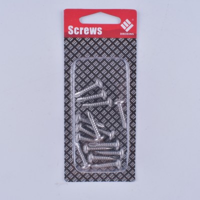 Hardware screw clamp packing 15PCS round head cross drill tail 4.2-18*19mm