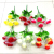 Five head incense mesh artificial flowers