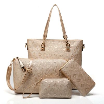 New women's bag of 2018 fashion shoulder slanting portable mother bag four-piece factory direct selling