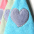 Cartoon love towel can be pendant dishcloth wash dish cloth wash pan dish towel absorbent towel kitchen 100 clean cloth