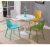 New Pp Plastic Integrated Chair, Elegant Fashion Simple Dining Chair