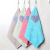 Cartoon love towel can be pendant dishcloth wash dish cloth wash pan dish towel absorbent towel kitchen 100 clean cloth